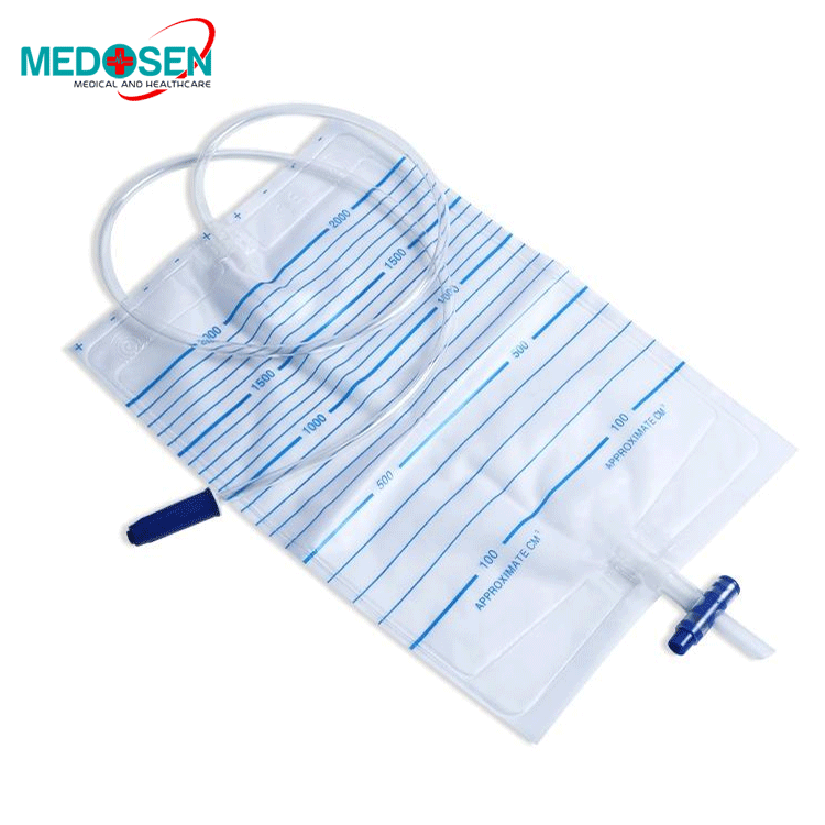 Urine Bag with T Valve/Cross Valve