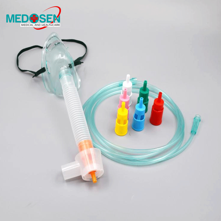 Adjustable Venturi Mask With Colored Diluter