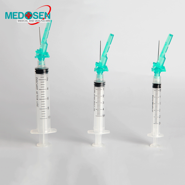 Safety Syringes With Protective Caps